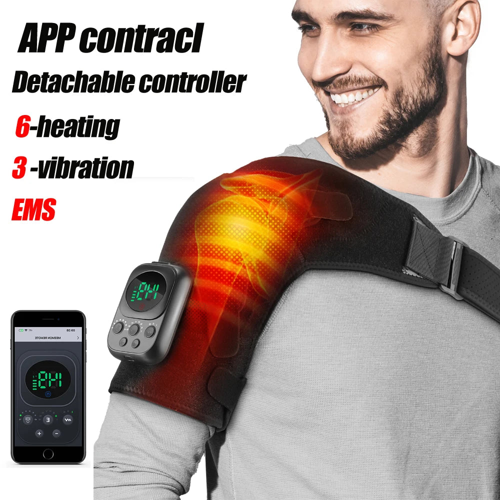 Close-up of ThermoFlex Pro heat and vibration intensity settings