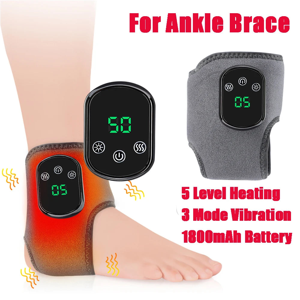 Heated ankle wrist brace rechargeable battery and charging cable