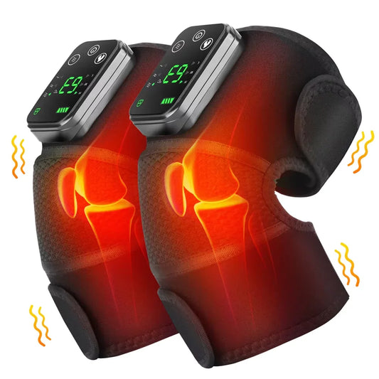 Heated knee brace full product view 1 Pack
